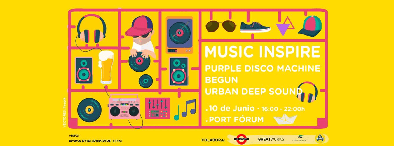 Pop Up Music Inspire w/ PurpleDiscoMachine & BeGun image