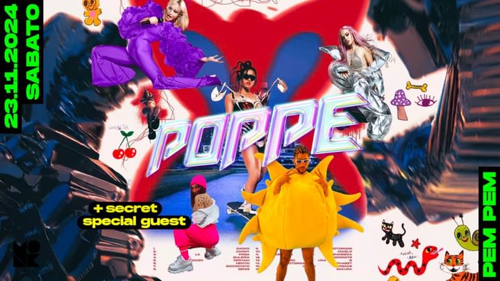 Cover for event: POPPE - PEM PEM + secret guest!