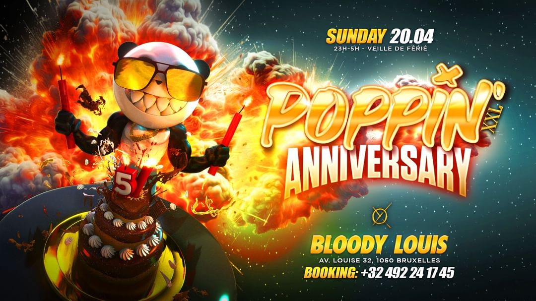 Couverture de l'événement POPPIN (VEILLE DE JOUR FÉRIÉ)