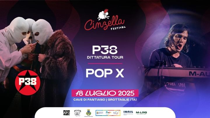 Cover for event: POPX + P38 per "CINZELLA FESTIVAL 2025"