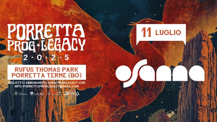 Cover for event: Osanna + guests | Porretta Prog Legacy 2025 - Day 1