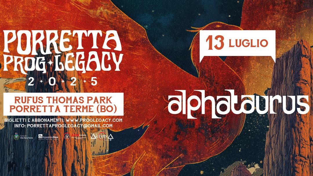 Copertina evento Alphataurus + guests | Porretta Prog Legacy 2025 - Day 3