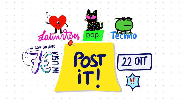 Cover for event: POST IT! - 22.10 @CENTRALINO CLUB