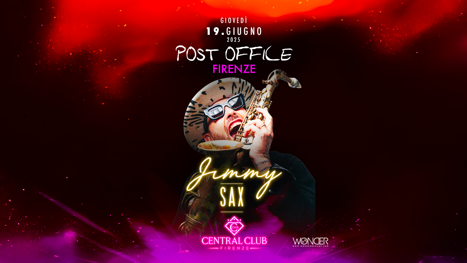 Post Office at Central Club | Special Guest Jimmy Sax image