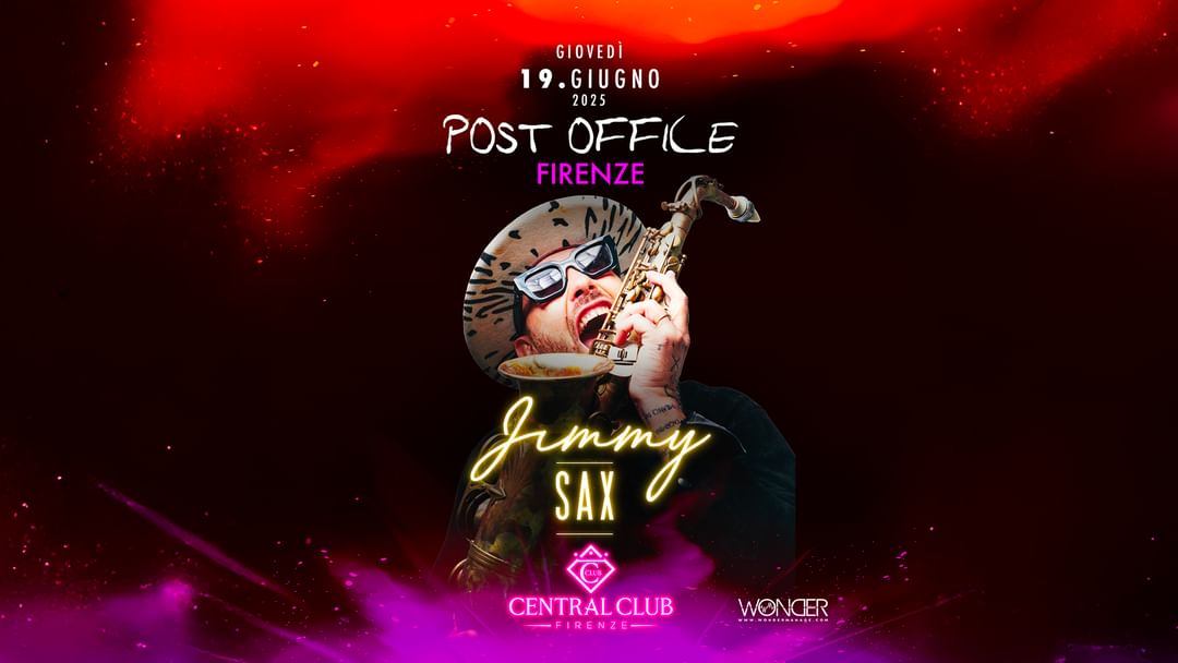 Post Office at Central Club | Special Guest Jimmy Sax event cover