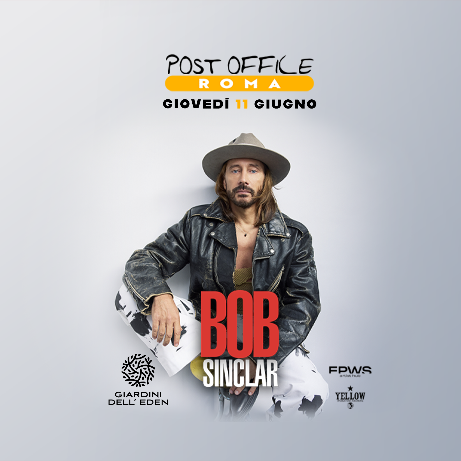 Post Office at Giardini dell'Eden | Special Guest BOB SINCLAR image