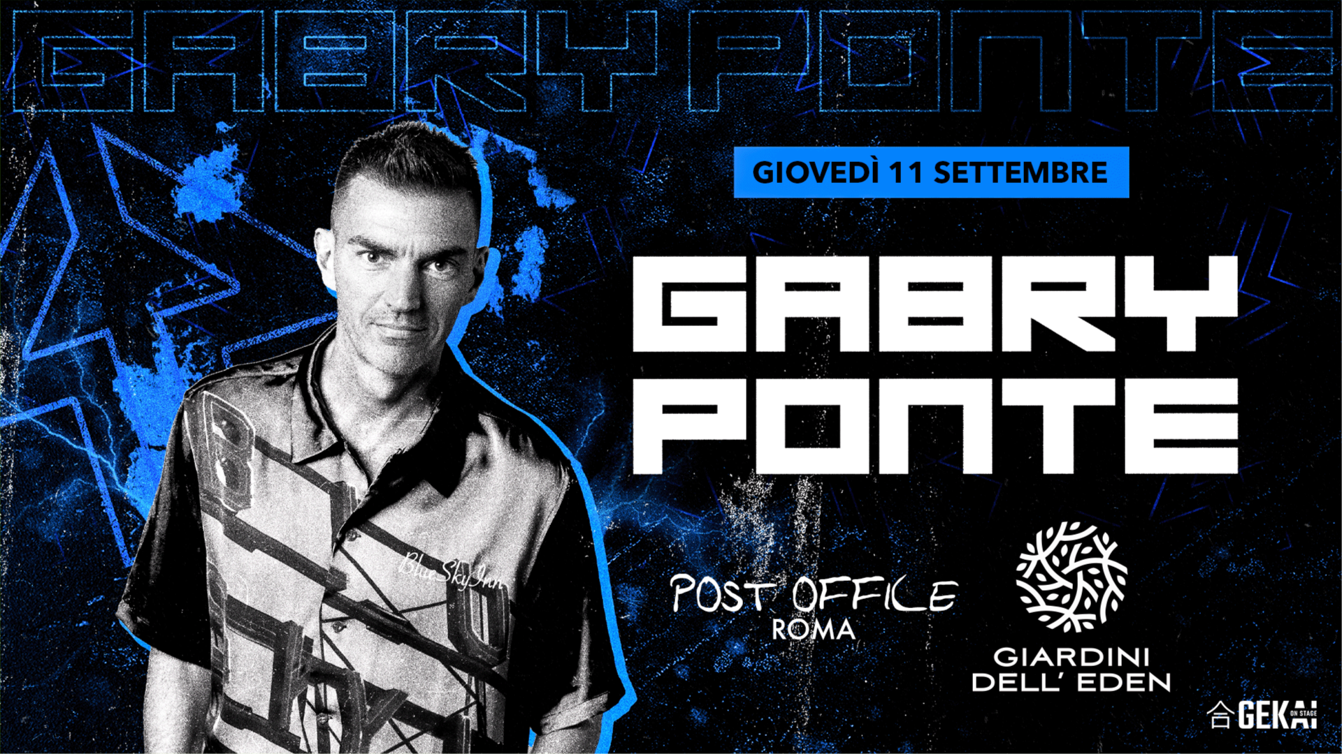 Post Office at Giardini dell'Eden | Special Guest GABRY PONTE image