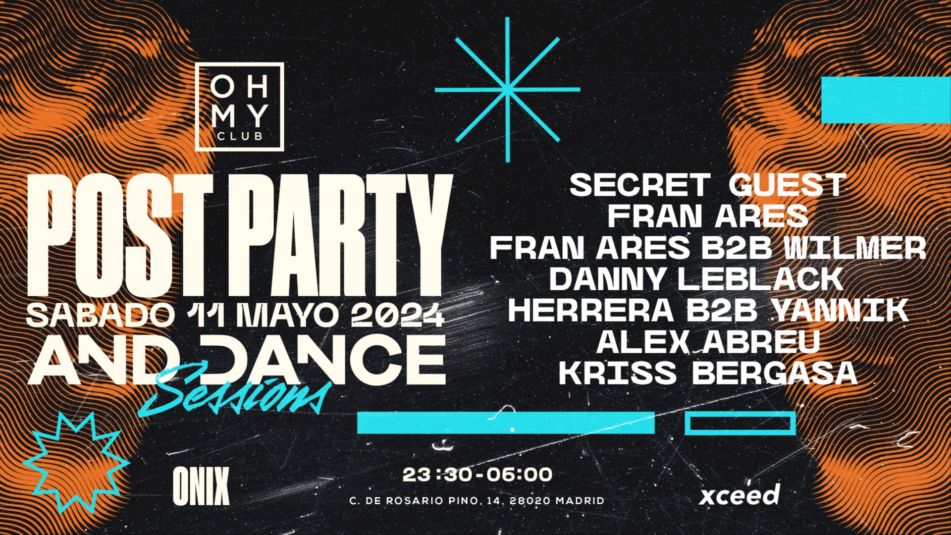 POST PARTY SALA ONIX @ OH MY CLUB (SESION DE NOCHE) image