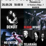 POST-PUNK FEST con DENUIT + BLOOD DESIRE + TELARAÑA + NO ENTITY image