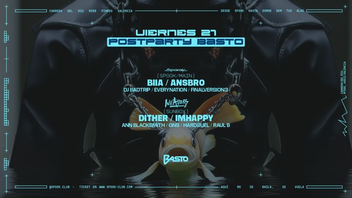 Cover for event: Postparty BASTO Festival en Spook club: Biia + Ansbro + Dither + Imhappy