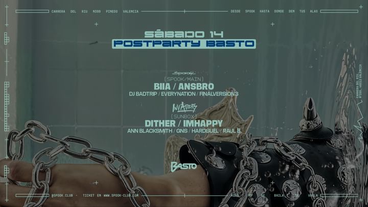 Cover for event: Postparty BASTO Festival en Spook club