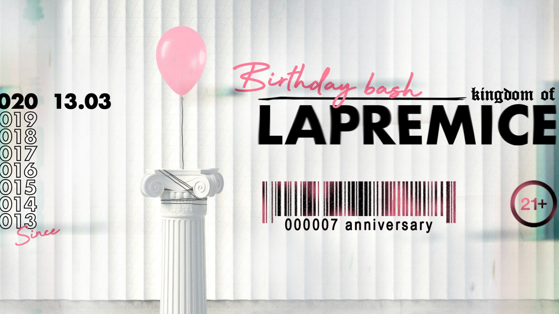POSTPONED /  LAPREMICE • 7 YEARS ANNIVERSARY image