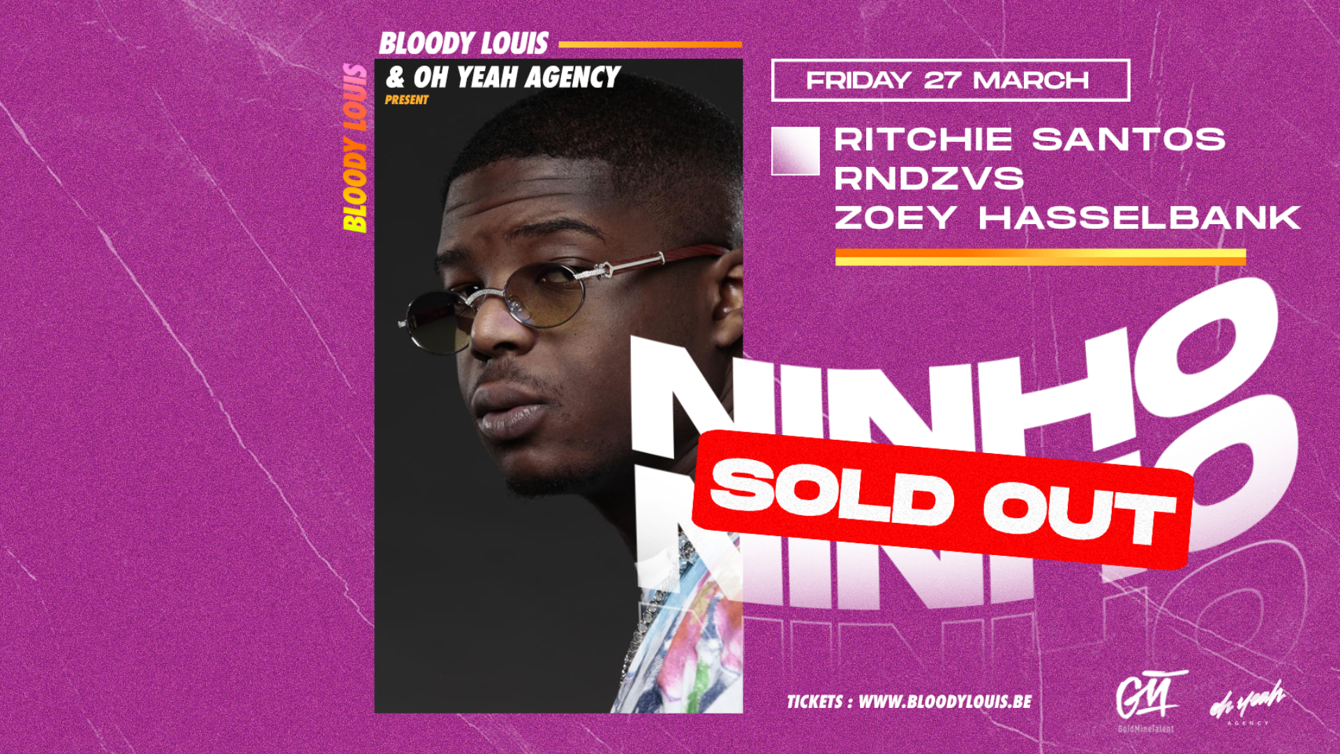 POSTPONED / SOLD OUT • NINHO • FRIDAY 27.03 image