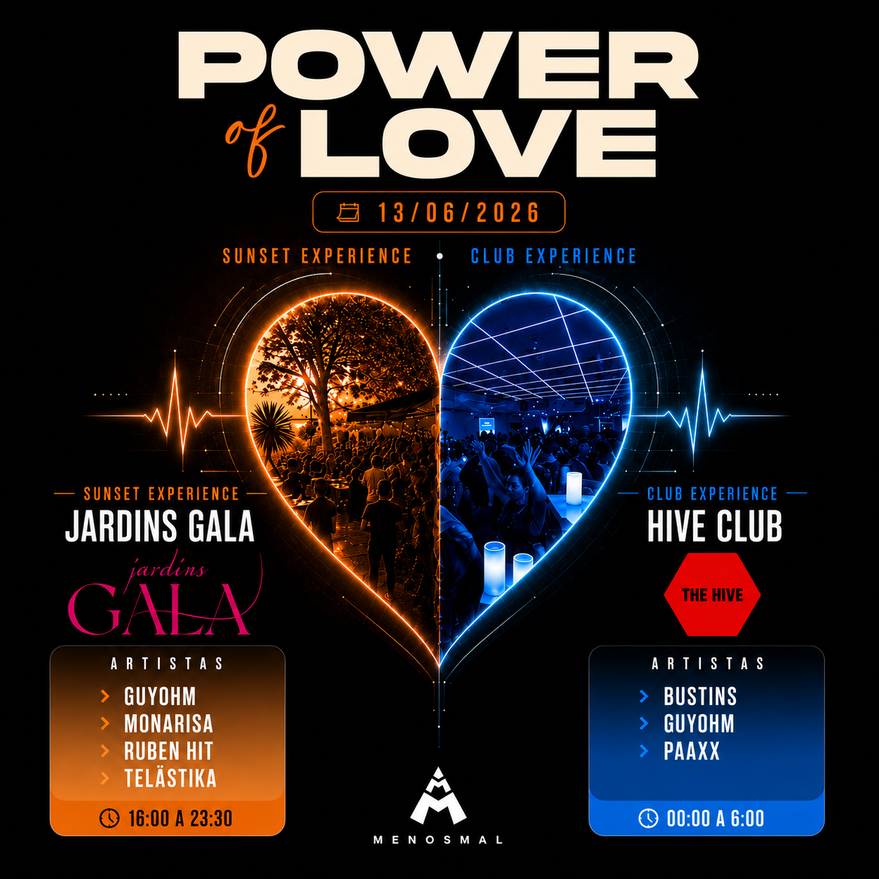 Power of Love - Sunset Experience + Club Experience image