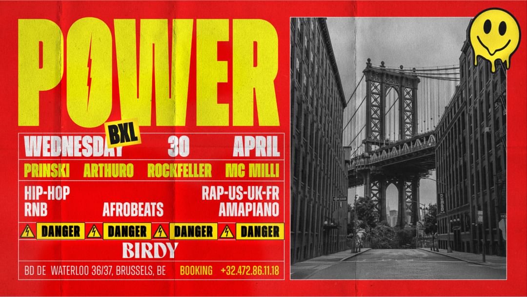 POWER x HIP-HOP PARTY x WEDNESDAY 30 APRIL event cover