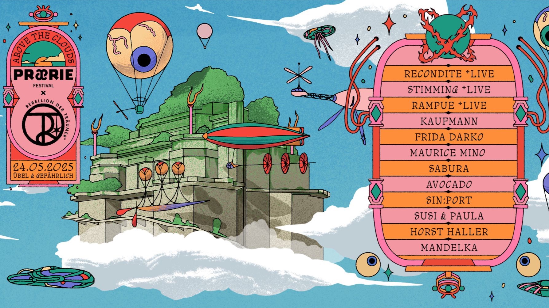 Above the Clouds /w Recondite, Stimming, Rampue, Kaufmann, Frida Darko uvm. image