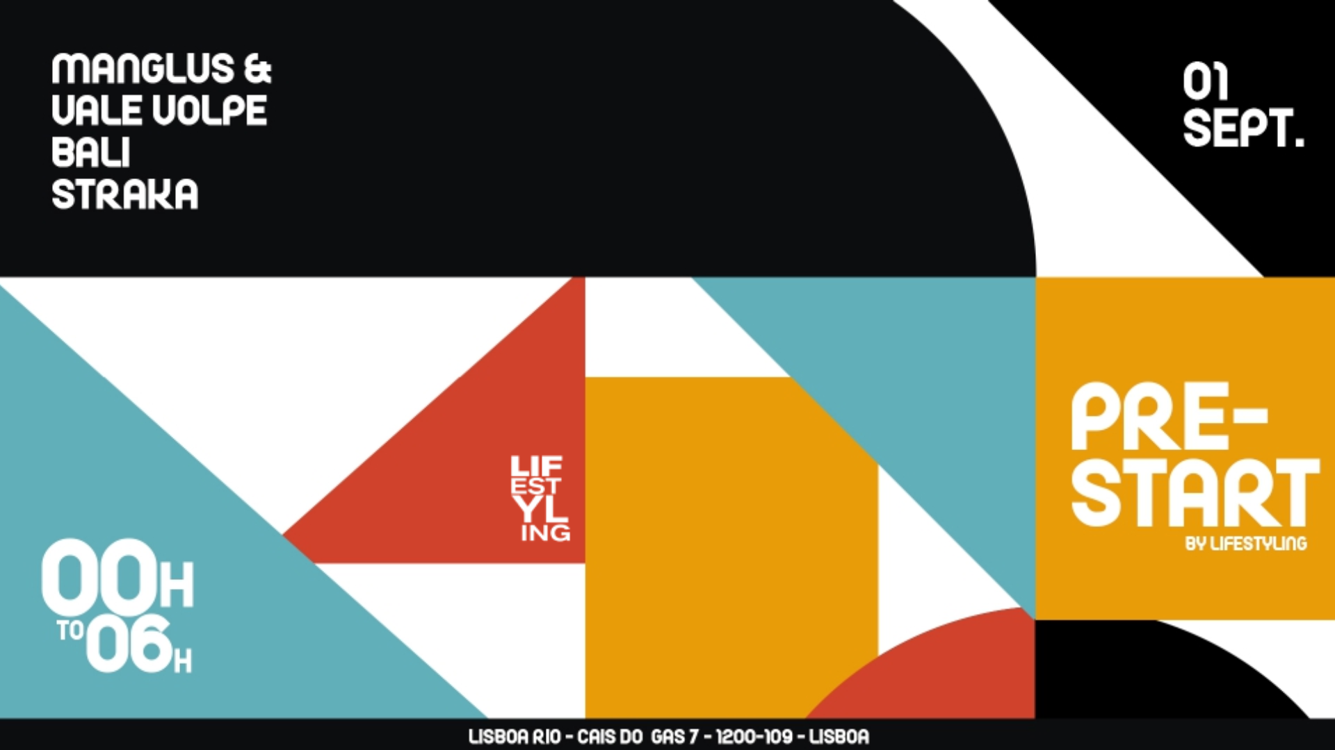 PRE-START by Lifestyling (Thursday 1st September) image