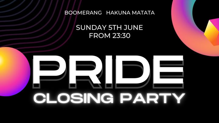 Cover for event: Pride Closing Party - Miguel Picasso, Miss Iryna, Jose Rueda +