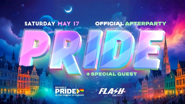 Cover for event: PRIDE OFFICIAL AFTERPARTY - SATURDAY 17.05