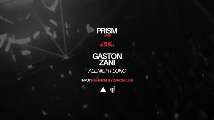 Cover for event: PRISM HARD pres. GASTON ZANI - ALL NIGHT LONG