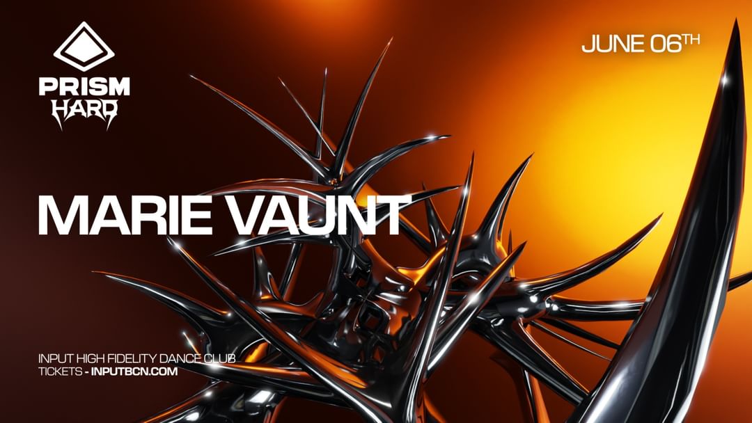 Copertina evento PRISM Hard pres. MARIE VAUNT