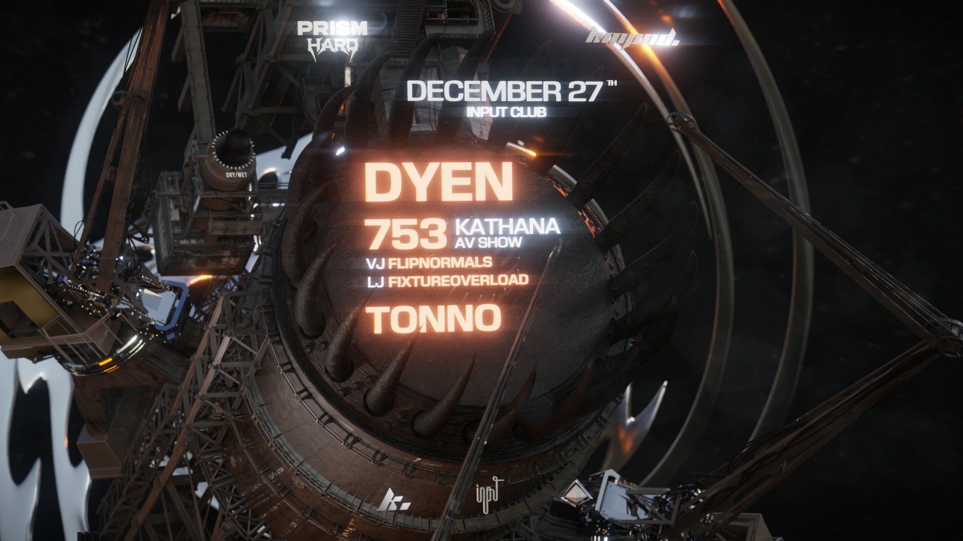 PRISM & KOMPOUND pres. XMAS INDOOR RAVE image