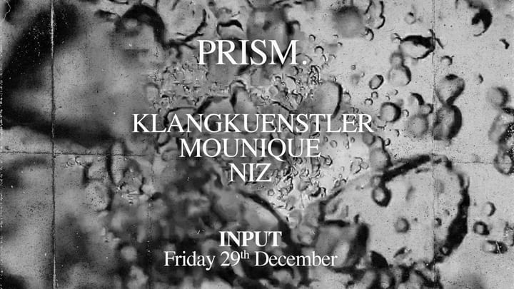 Cover for event: PRISM pres. KLANGKUENSTLER