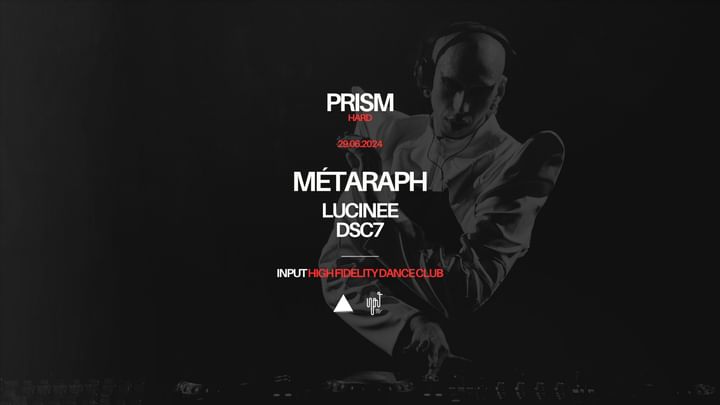 Cover for event: PRISM pres. MÉTARAPH 