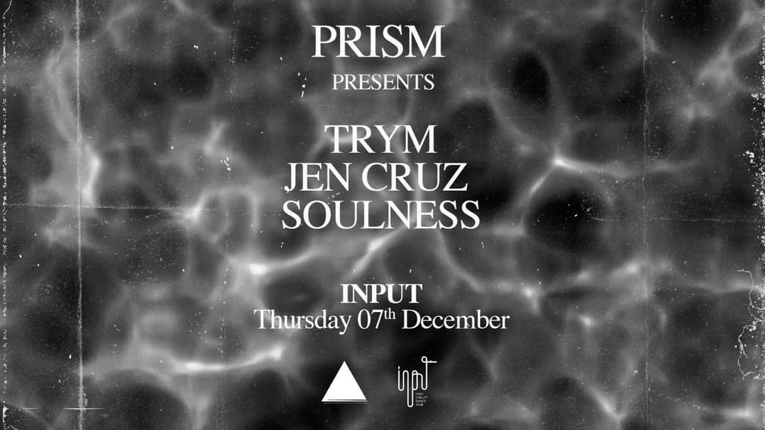 Cartell de l'esdeveniment PRISM pres. TRYM
