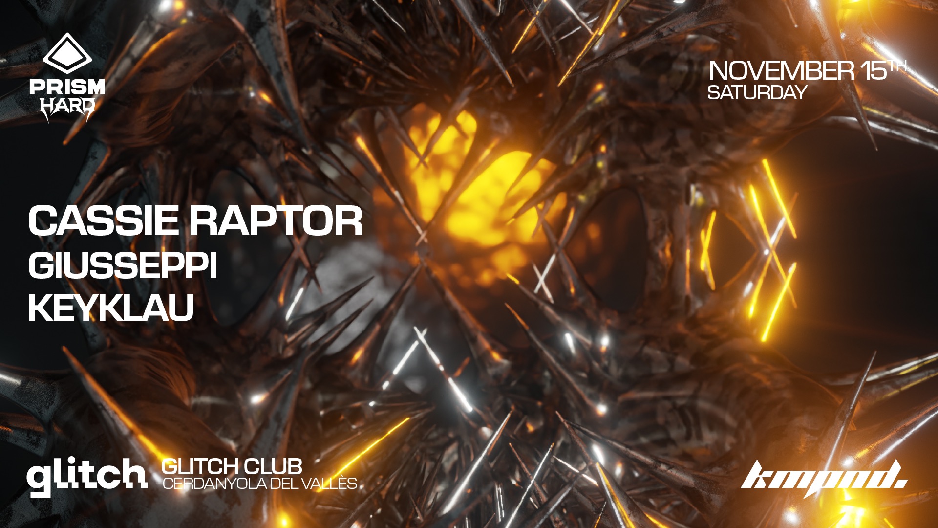 PRISM x KOMPOUND pres GLITCH Takeover with CASSIE RAPTOR image