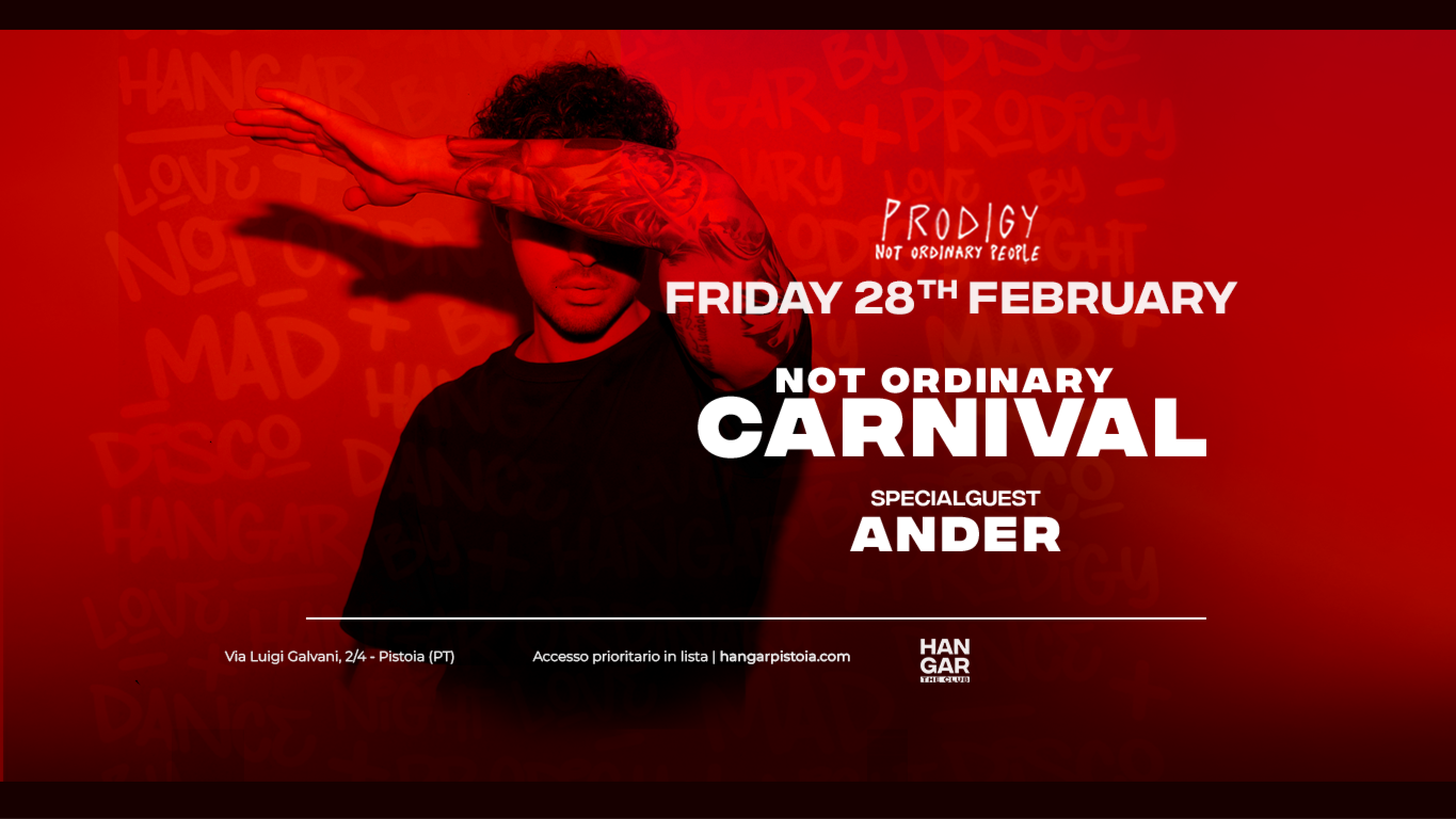  NOT Ordinary CARNIVAL | Guest: ANDER |  Prodigy Night image
