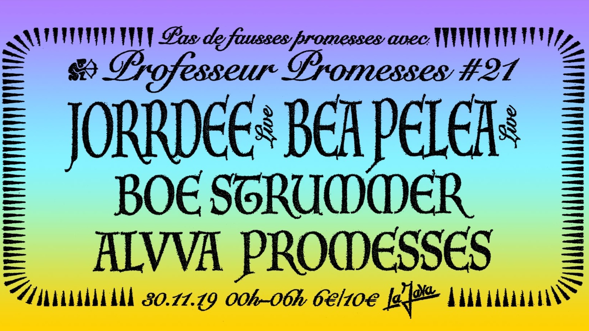 Professeur Promesses #21 w/ Jorrdee, Bea Pelea, Boe Strummer image