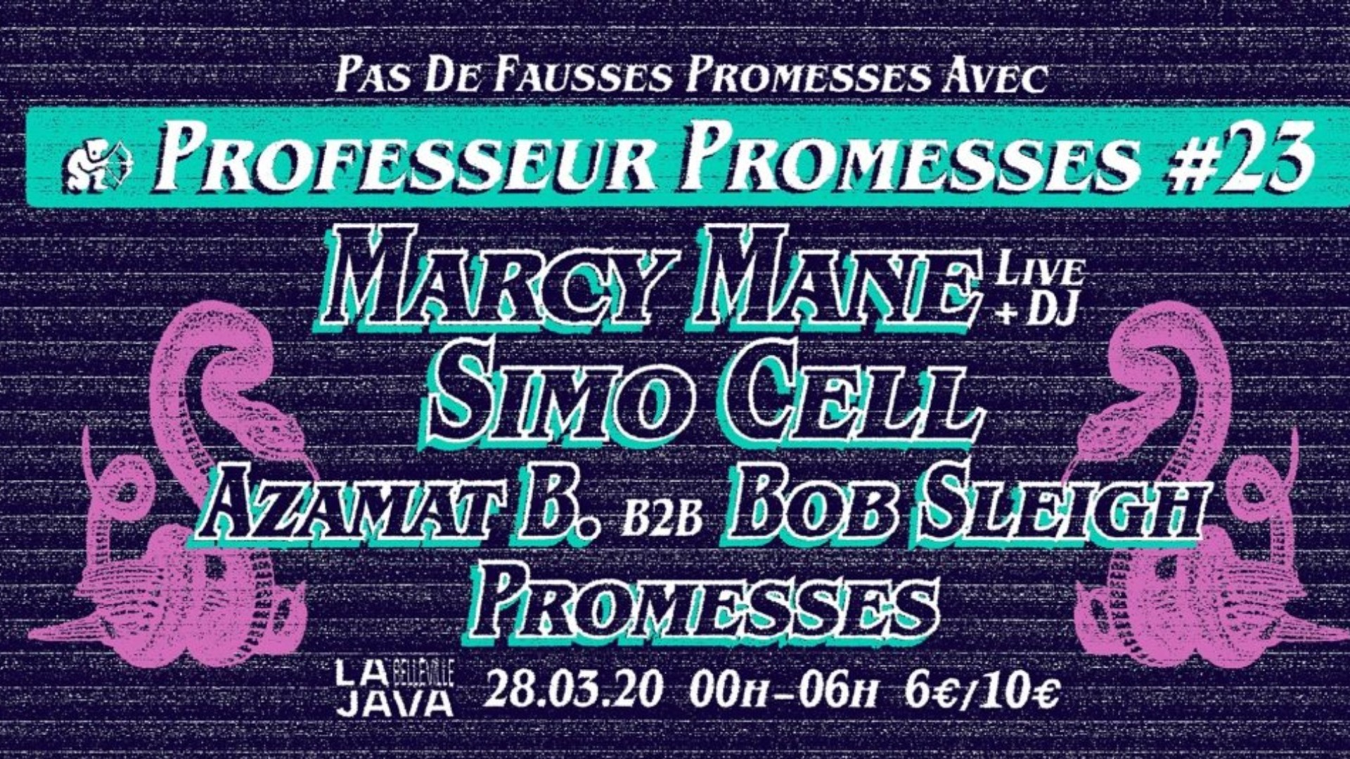 Professeur Promesses #23 w/ Marcy Mane, Simo Cell, Azamat B. image