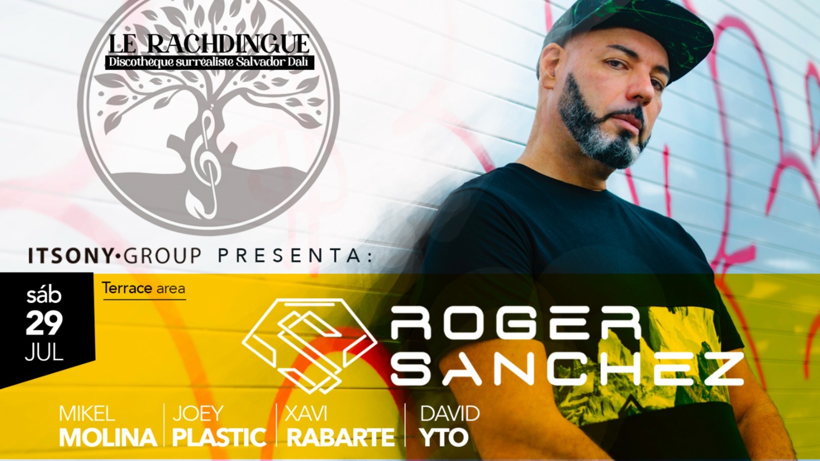  PROGRAMA Itsony Group & Entropia presentan:  ROGER SANCHEZ en LE RACHDINGUE CUB image