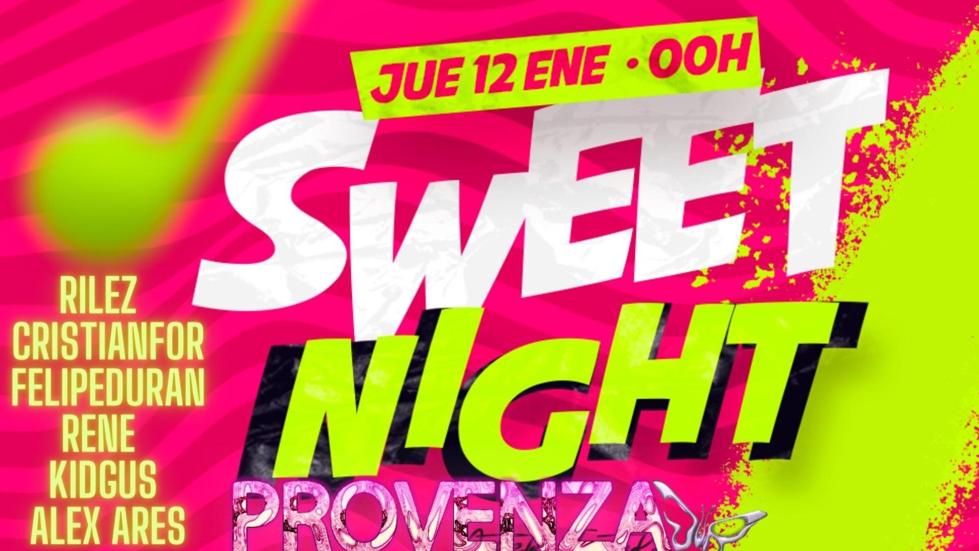PROVENZA - SWEET NIGHT - Jueves 12 image