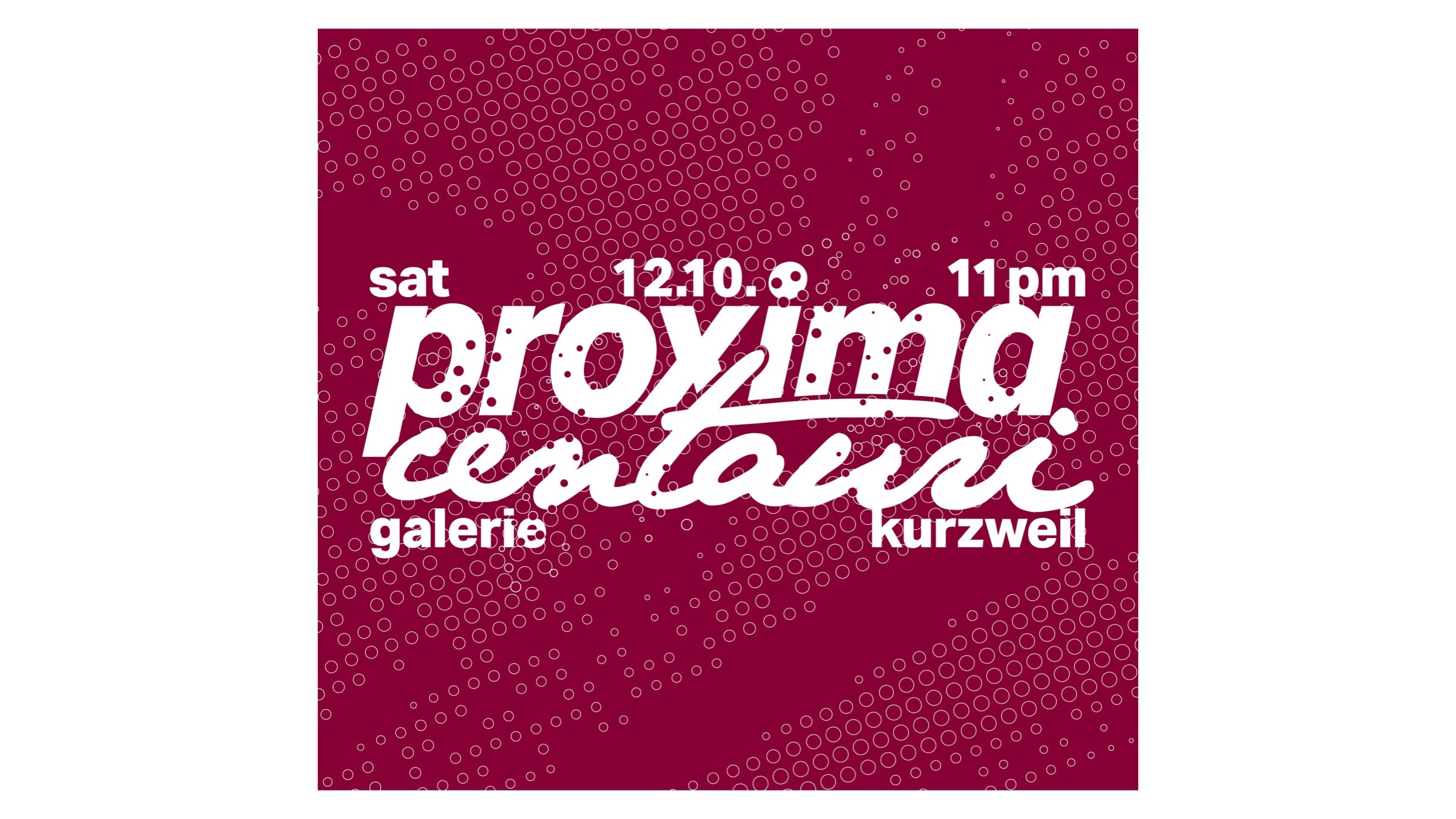 Proxima Centauri w/ Baugruppe90, Maruwa and more image