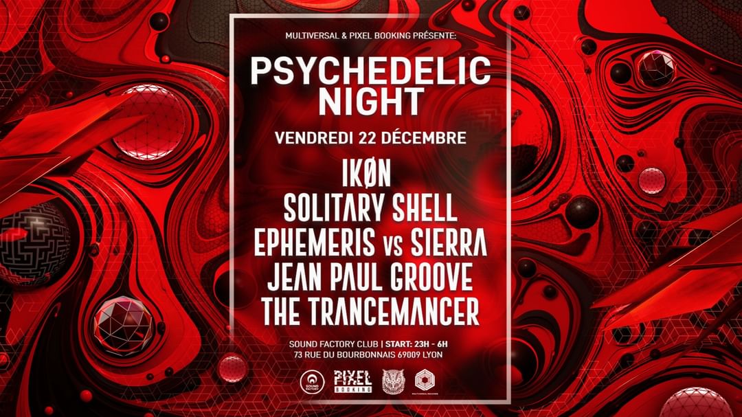 Copertina evento Psychedelic Night by Multiversal Records & Pixel Booking