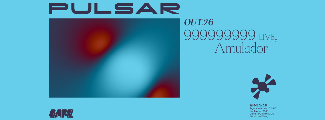 Pulsar w/ 999999999 (six hours) Live | DJ, Amulador