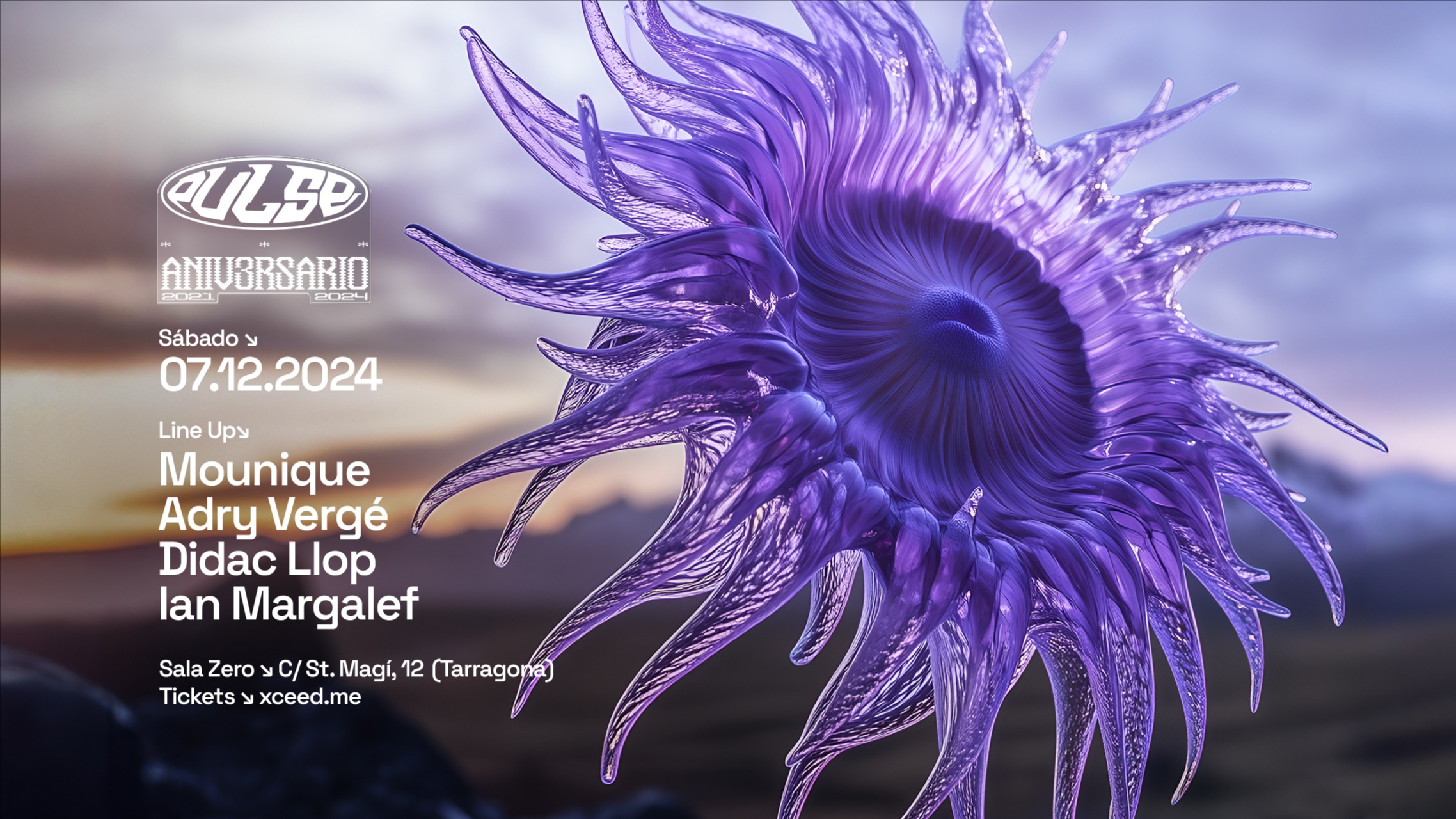 Pulse Club 3r ANIVERSARIO: Mounique