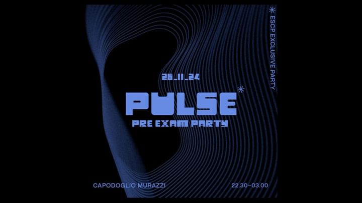 Cover for event: PULSE ✷ PRE EXAM PARTY