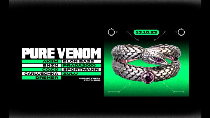 Cover for event: Pure Venom
