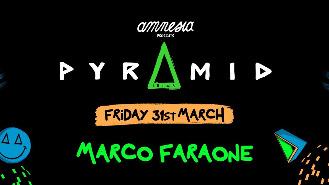 Capa do evento PYRAMID pres. MARCO FARAONE