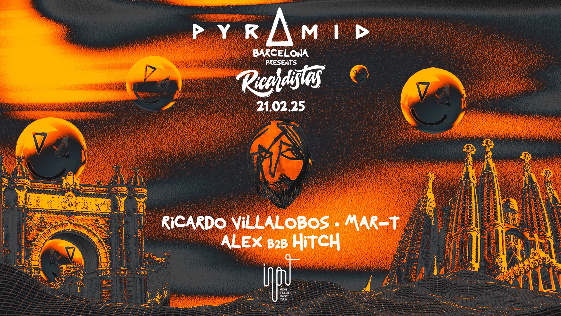 Pyramid pres. Ricardistas with Ricardo Villalobos image