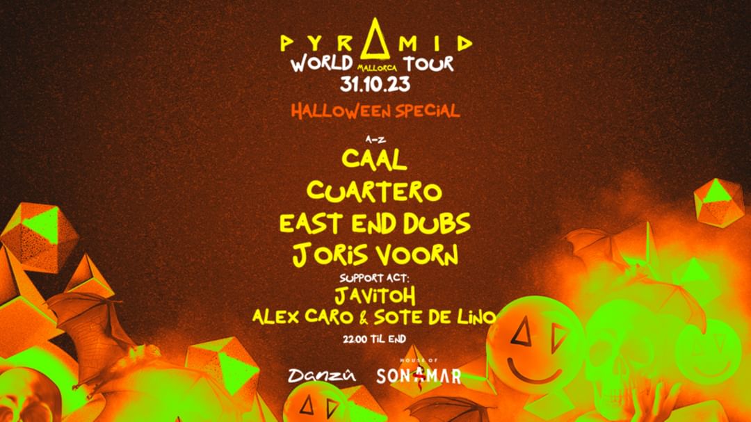 Pyramid x Danzu pres. Halloween at Son Amar-Eventplakat