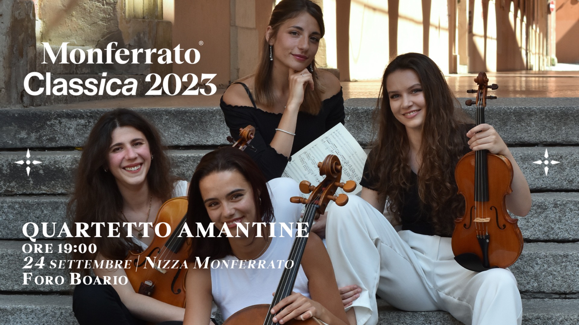 QUARTETTO AMANTINE - MONFERRATO CLASSICA 2023 image