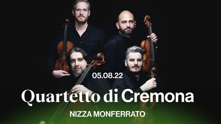 Cover for event: Quartetto di Cremona | Monferrato Classica 2022