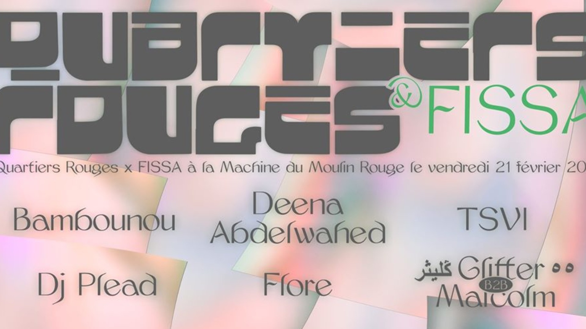 Quartiers Rouges x Fissa: Bambounou, Deena Abdelwahed, TSVI image