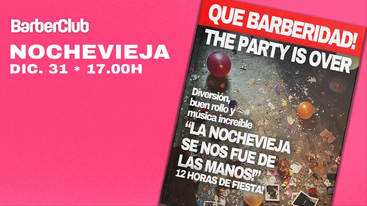 Cover for event: Qué Barberidad! FIN DE AÑO EN FAMILIA