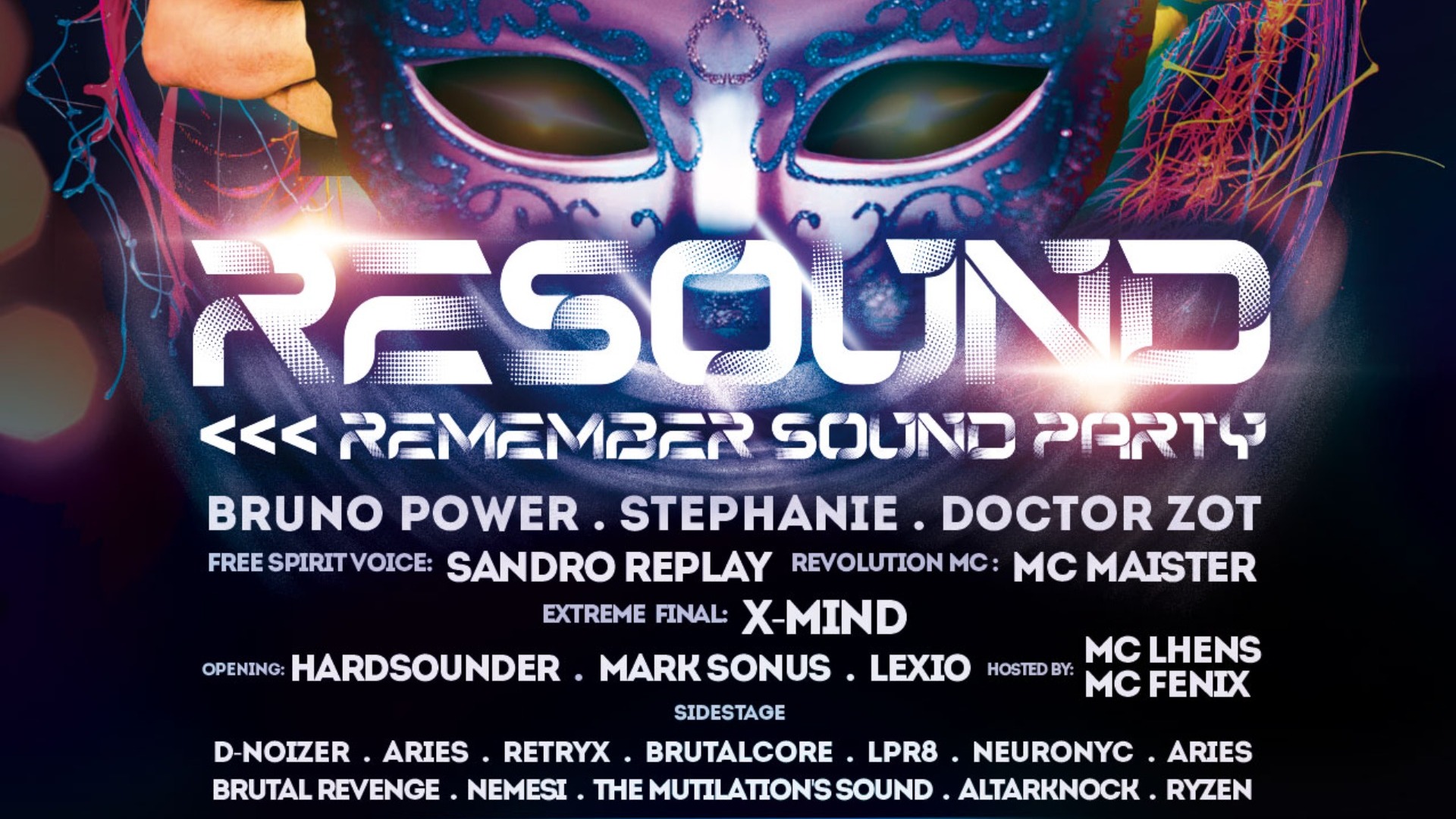 R E S O U N D - Remember Sound Carnival Party image
