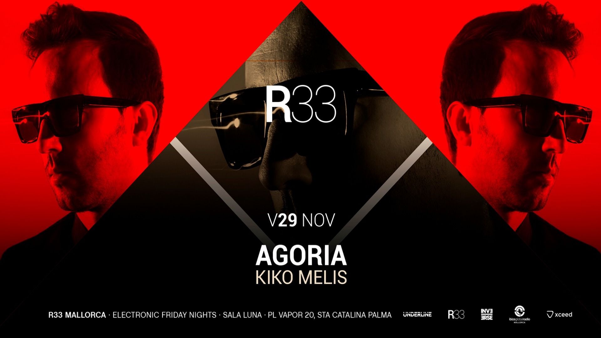R33 Mallorca presenta: Agoria + Kiko Melis